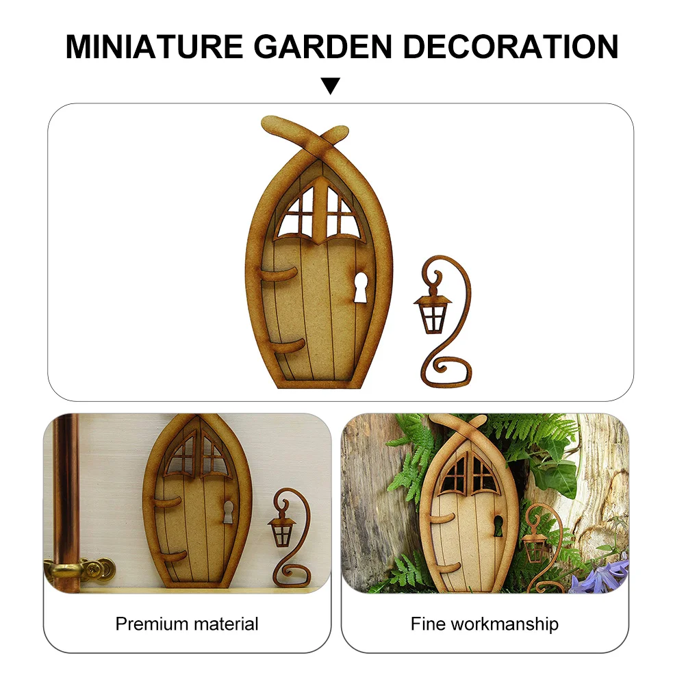 

1Set Miniature Fairy Garden Courtyard Ornament Premium Material Creative Delicate Mini Decor Mini Decor Fairy Decoration
