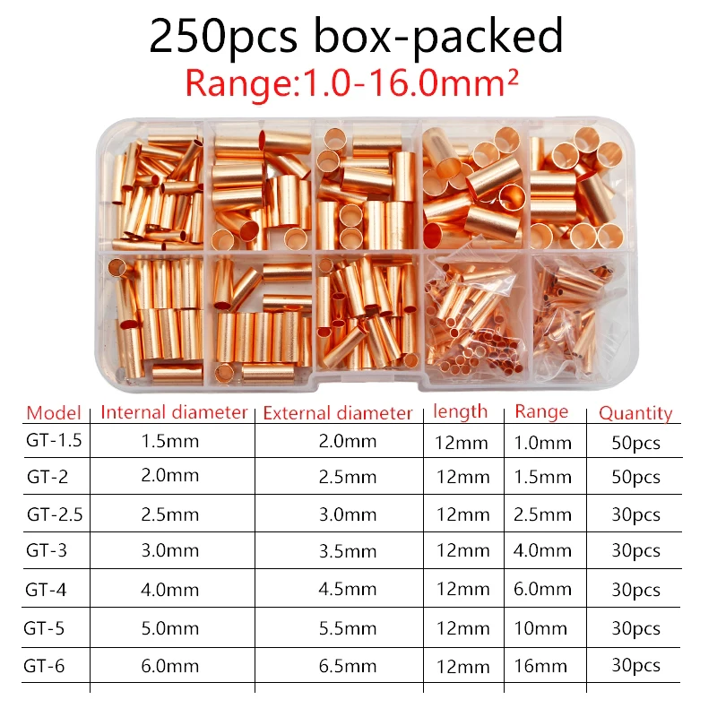 Boxed Crimp Terminal,Electrical Connector,U/O Shaped,Splicing Termination 2.8/4.8/6.3mm,Wire Connector,Cable Termination Pliers