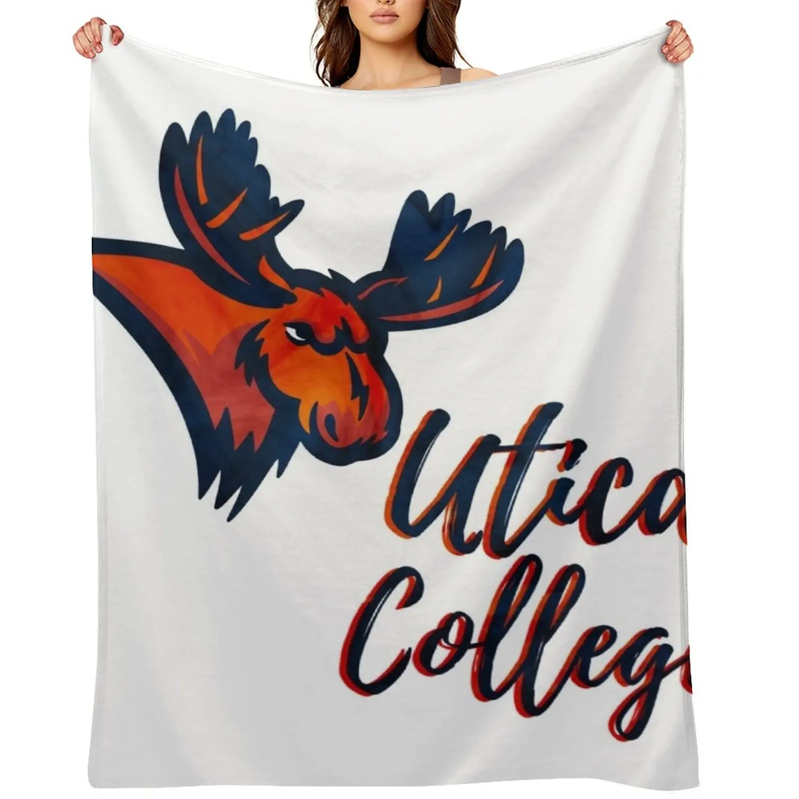 

Utica College (1) Throw Blanket Luxury Thicken Beach Sofa Quilt Loose Blankets