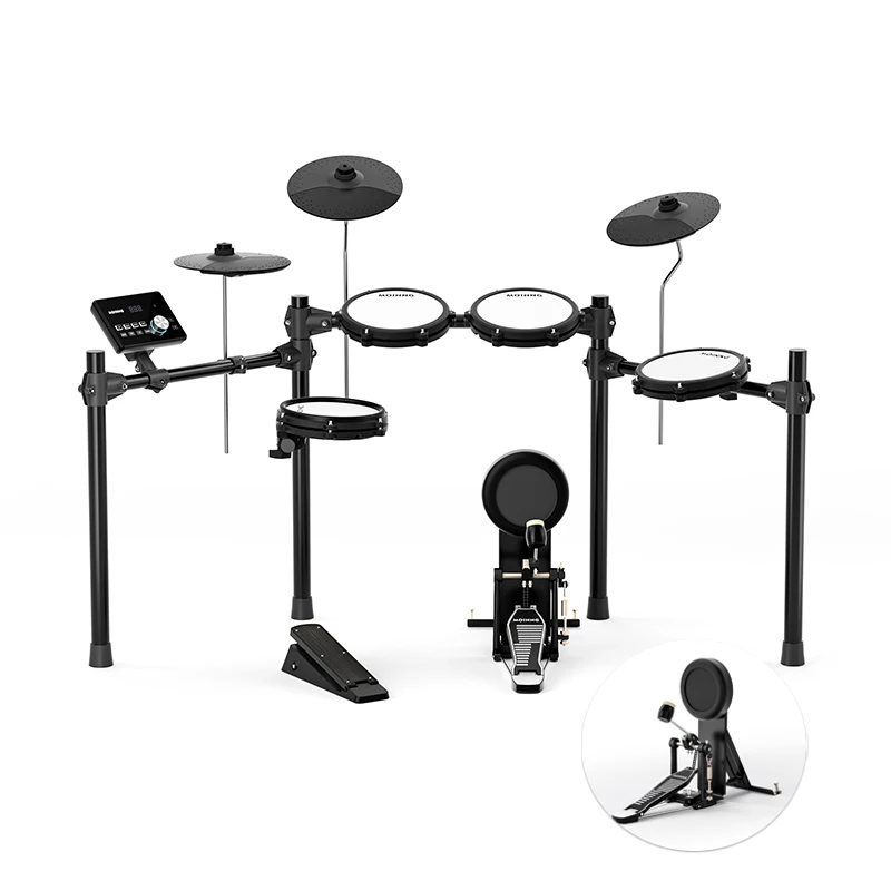 Single‑Trigger Electronic Drum Kit Portable Foldable Digital Percussion Set Easy Quick Setup For Beginner Players Home Practice