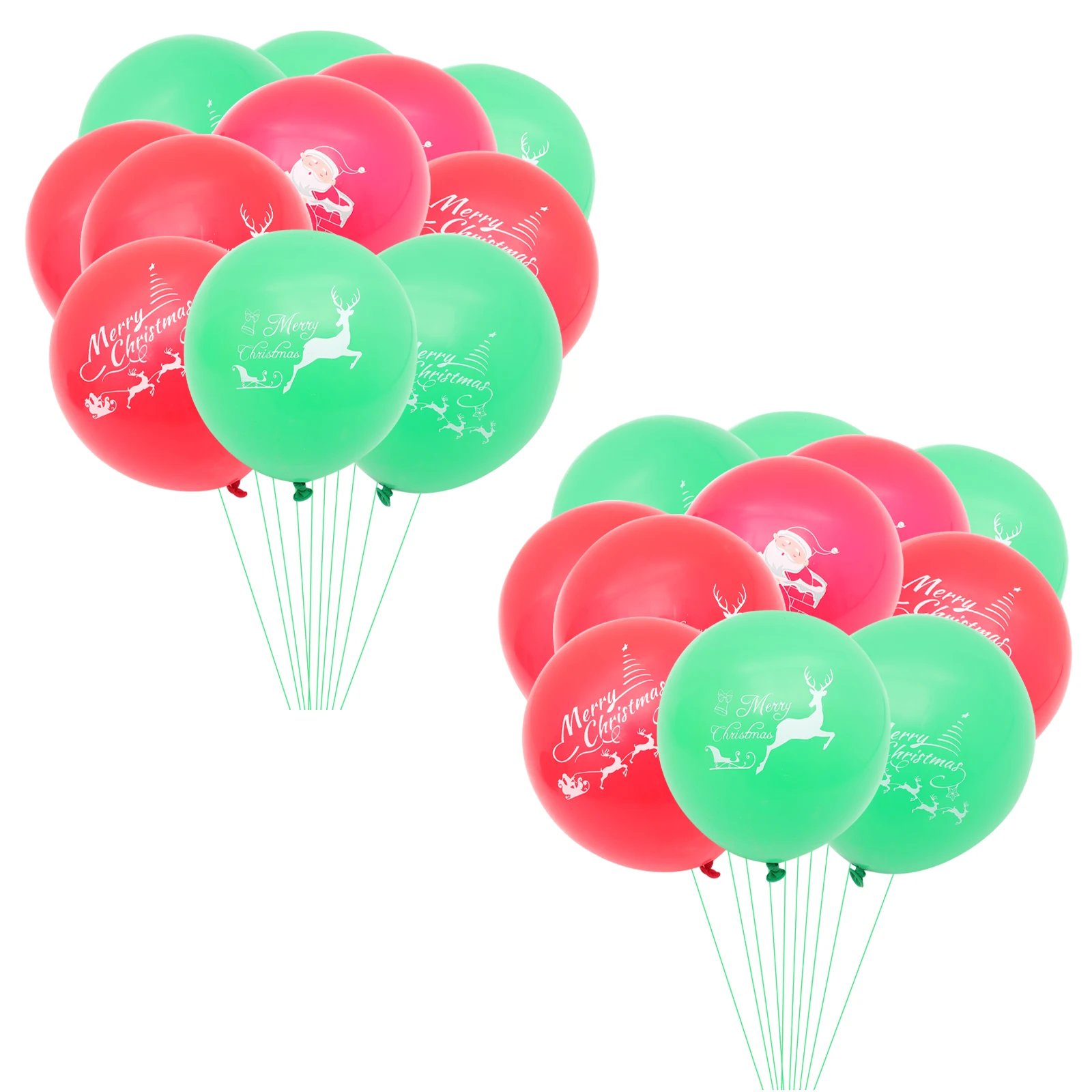 

20pcs Elk Balloon Christmas Decorations Premium Quality Non Toxic Easy Inflate Party Supplies Latex Balloons Home Office Bar