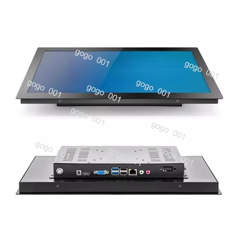 Embedded Industrial Touch Screen PC – Capacitive All-in-One Panel Computer, Fully Sealed Dustproof Monitor for Automation