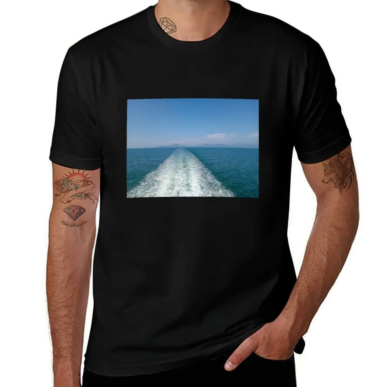

Wake Cruise Ship Langkawi Island Malaysia T-Shirt for a boy anime figures clothes mens graphic t-shirts anime