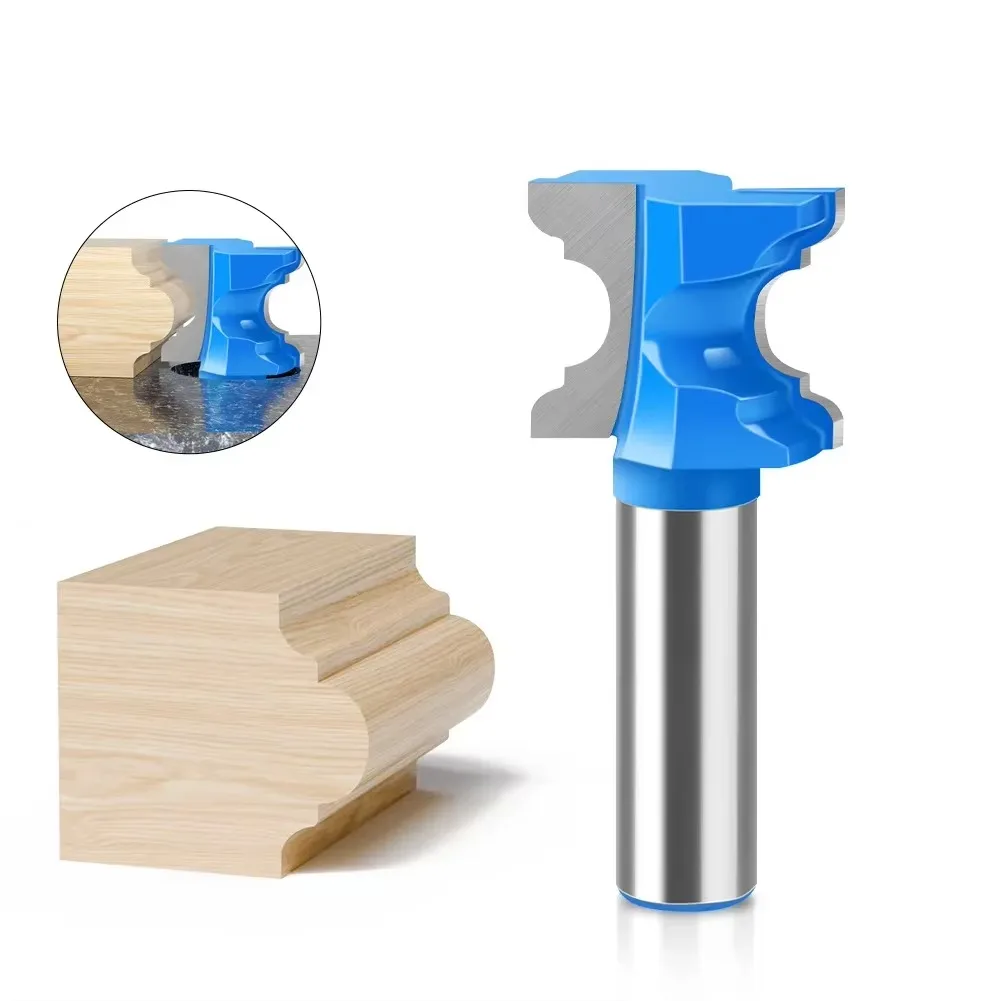1PC 12mm 1/2in Gambo Raggio Concavo Frese Colonna Convessa Linea Coltello Stampaggio Router Bit Tenone Cutter per la Lavorazione Del Legno