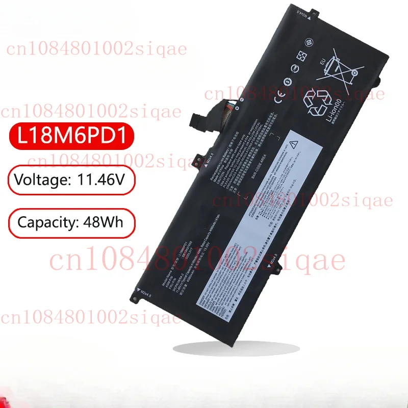 

Новый аккумулятор для ноутбука 02DL017 02DL018 02DL019 для Lenovo ThinkPad X13 X395 X390-20Q0,L18D6PD1 L18M6PD1 L18M6PD2 L18C6PD1 SB10K97655