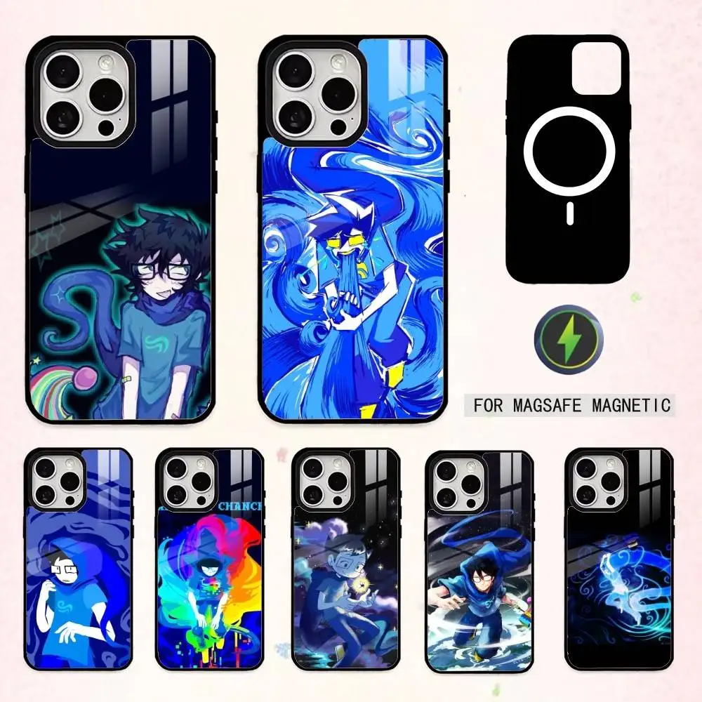 

H-homestuck John Egbert Phone Case For iPhone17,16,15,14,13,12,11 Plus,Pro Max Magnetic For Magsafe Wireless Charging