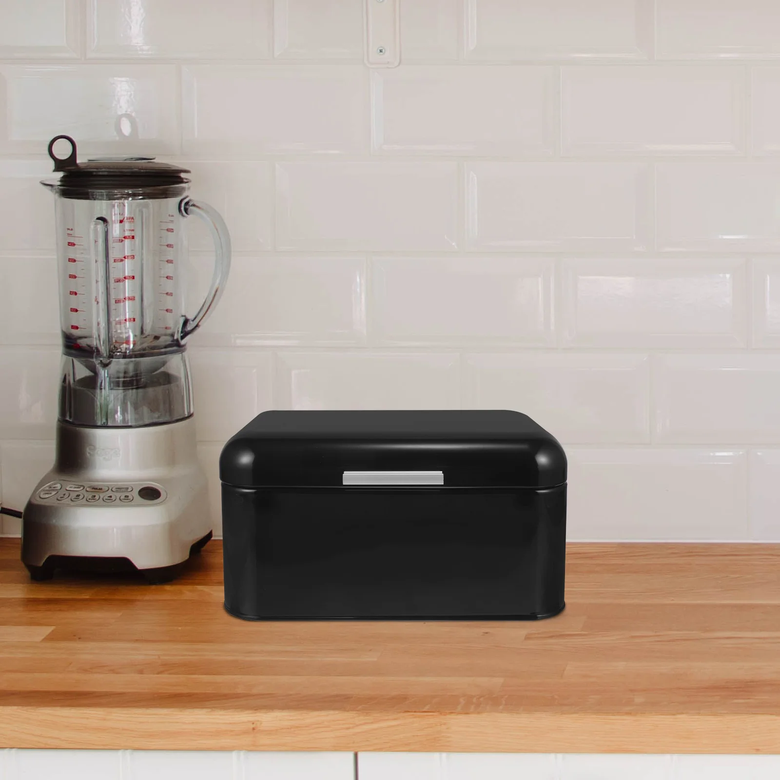 

Iron Bread Box Vintage Metal Storage Container Large Capacity Kitchen Food Organizer Rustic Countertop Bread Bin For Home