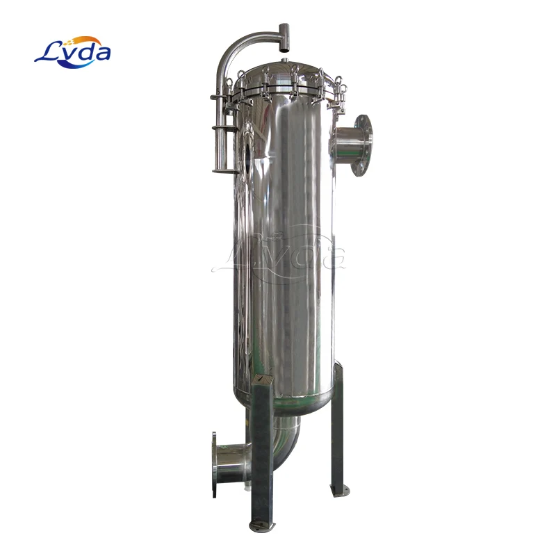 Syrup Honey Concentration SS 304 316L Industrial Turtle Shell Recessed Bag Filter Housing