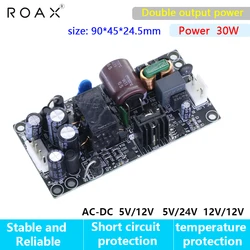 12 v1. 5/5 v2a Double Output Switching Power Supply Ac Dc5v1a Multiplexer / 24 v1a30w Bare Plate Isolation Module