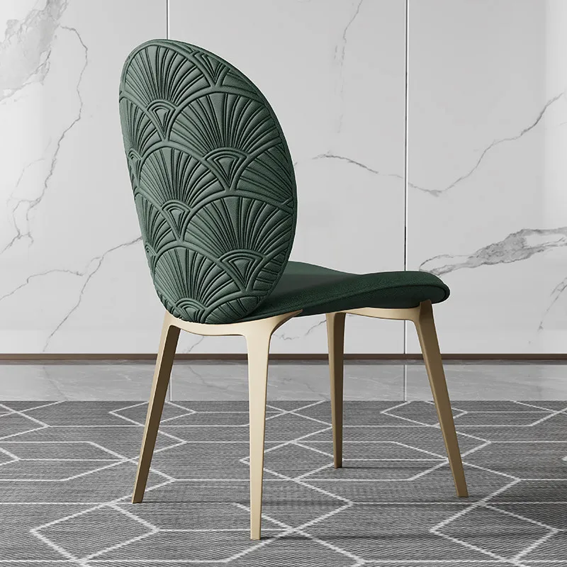 

Minimalist Modern Dining Chair Green Designer Relaxing Sturdy Chairs Dining Room Kitchen Cheap Sillas Comedor Furniture Home
