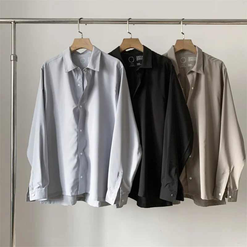 

Тонкая рубашка с принтом Yamatomichi и длинными рукавами, японская, унисекс, высококачественная, свободного кроя, быстросохнущая, с защитой от солнца