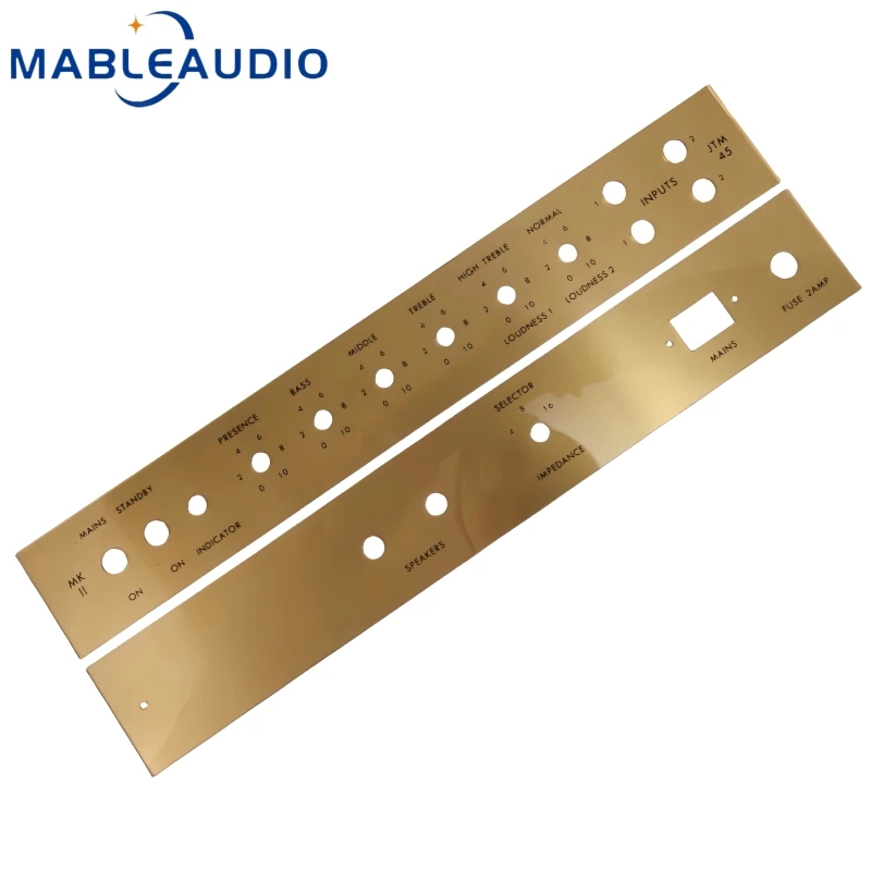 Jtm45 Gitarren verstärker Audio-Zubehör gehäuse Aluminium gehäuse sowie Vorder-und Rückseite – Detail 2