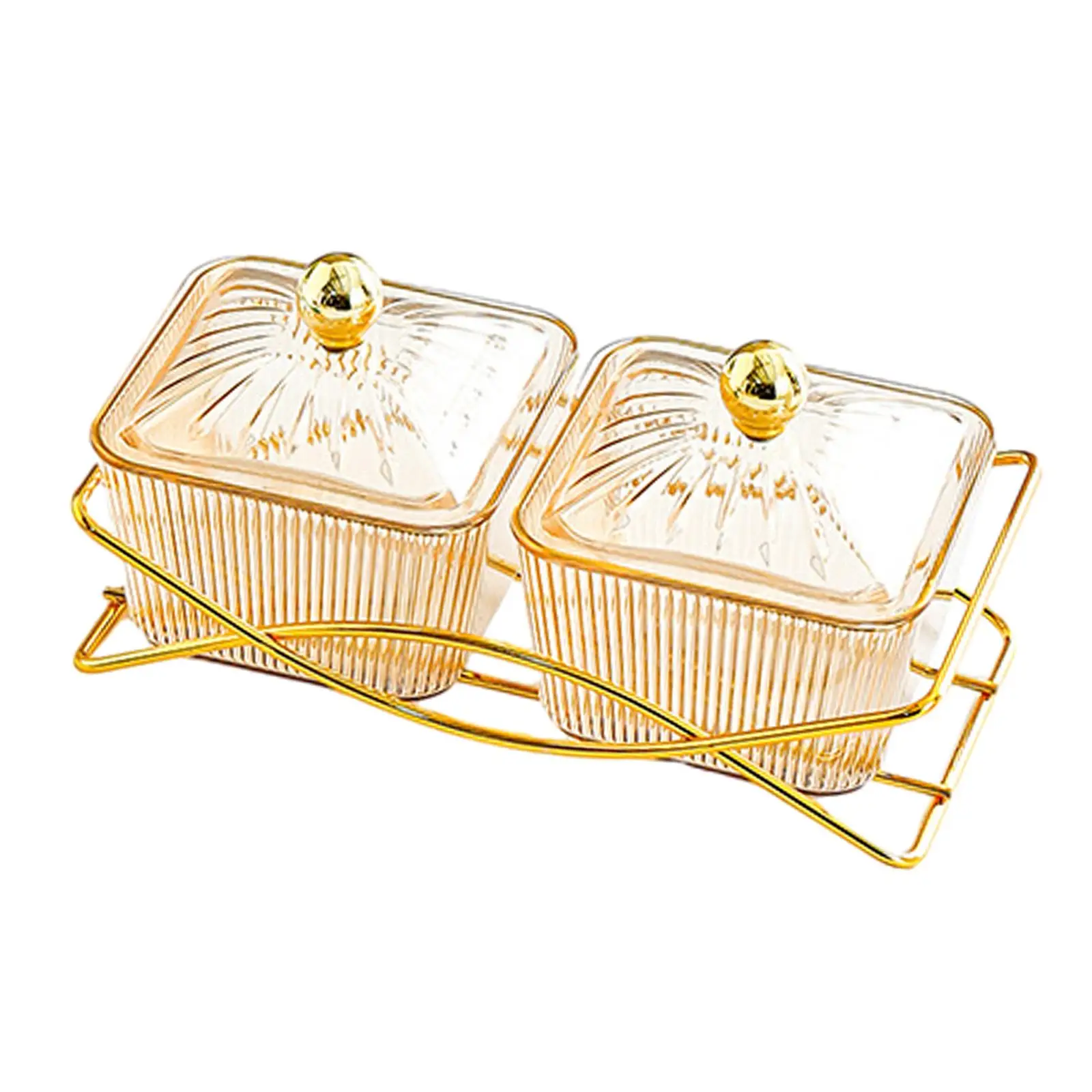 Nordic Serving Platter with Lid Condiment Tray Nut and Candy Serving Tray for Fruit Dessert Home Candy Chip Dip Party Kitchen