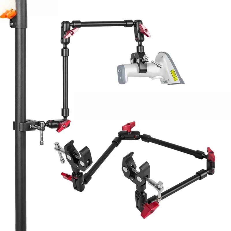 Function Fixed clip Camera Camera Scanner Code scanner Pipeline Metal universal bracket 360 degrees