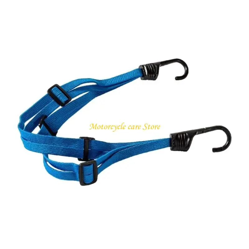 

U75F Upgraded Adjustable Strap Elastic Motorcycle Bungees Cord Nylon Motorbike Strap
