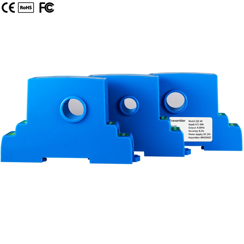 DC 0-10A 0-50A 0-100A 0-150A Silny przeciwwyłkowy konwerter sygnału prądowego 4-20mA 0-10V 0-5V RS485 Przetwornik prądu stałego