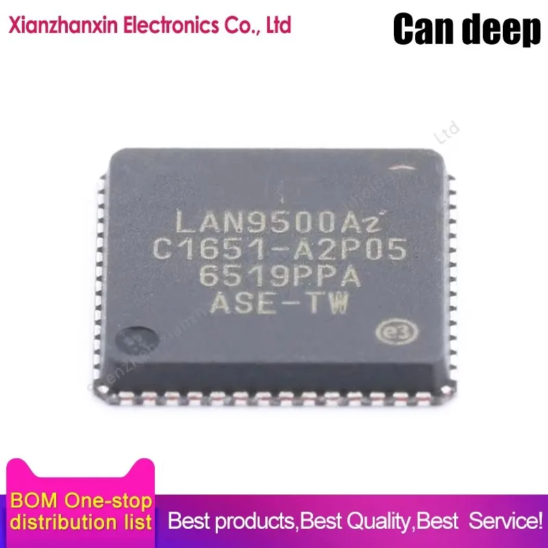 1PCS/LOT LAN9500AI-ABZJ LAN9500AI LAN9500 QFN56 Ethernet controller chip in stock