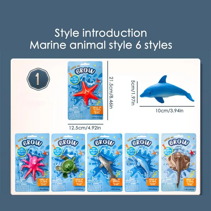 Growing Expanding in Water Simulation deep Ocean Novelty Sea biology Toy Educational Toy Creative Magicscience education
