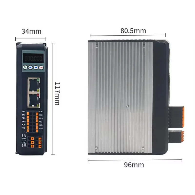 ตัวควบคุม 2DM556-EC ใหม่ 57/60 ไดรเวอร์มอเตอร์สเต็ปเปอร์ 2 เฟส พร้อมโปรโตคอลการสื่อสาร COE รองรับระบบบัส EtherCAT