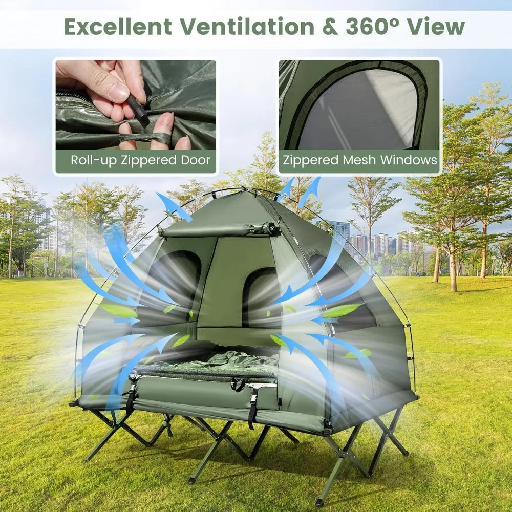 Elevated Camping Tent Cot 3