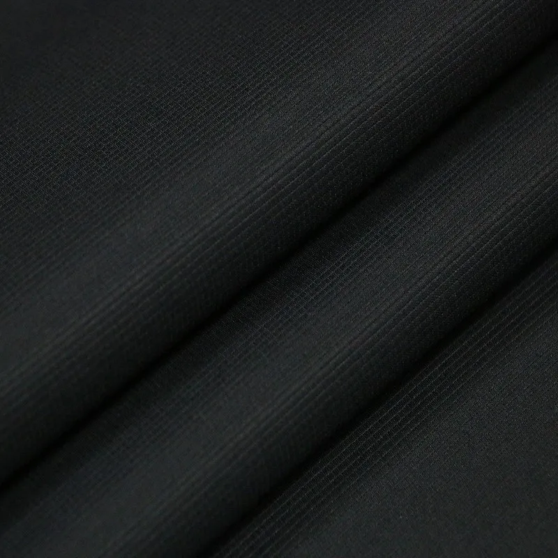 

Autumn and winter thick heavy silk blend fabric with a wide wool crepe for suit jackets trench coats