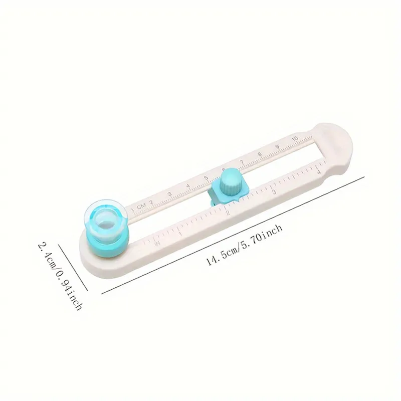 Plastic 2-20cm Circle Paper Cutter Multifunctional Craft Cutting Tools Paper Cloth Scrapbooking Cards Cutters For Home Offices