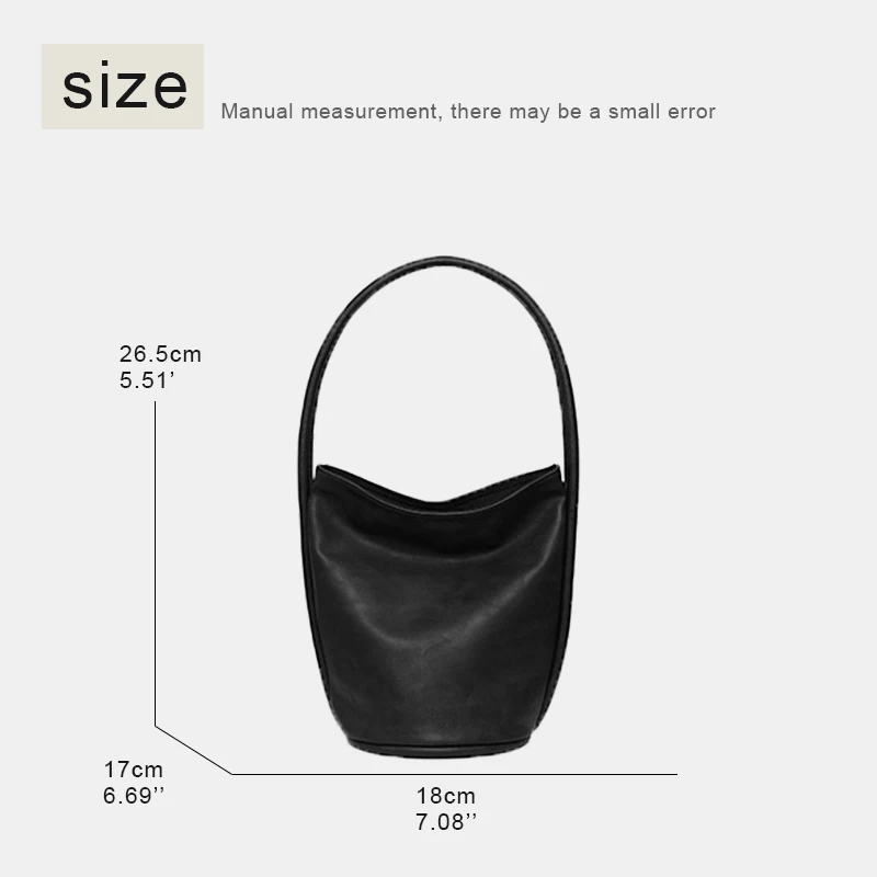 Bucket Shape Bags For Women Luxury Designer Handbag And Purse 2023 New PU Casual Style Soft Skin Material High Quality Lady Bag