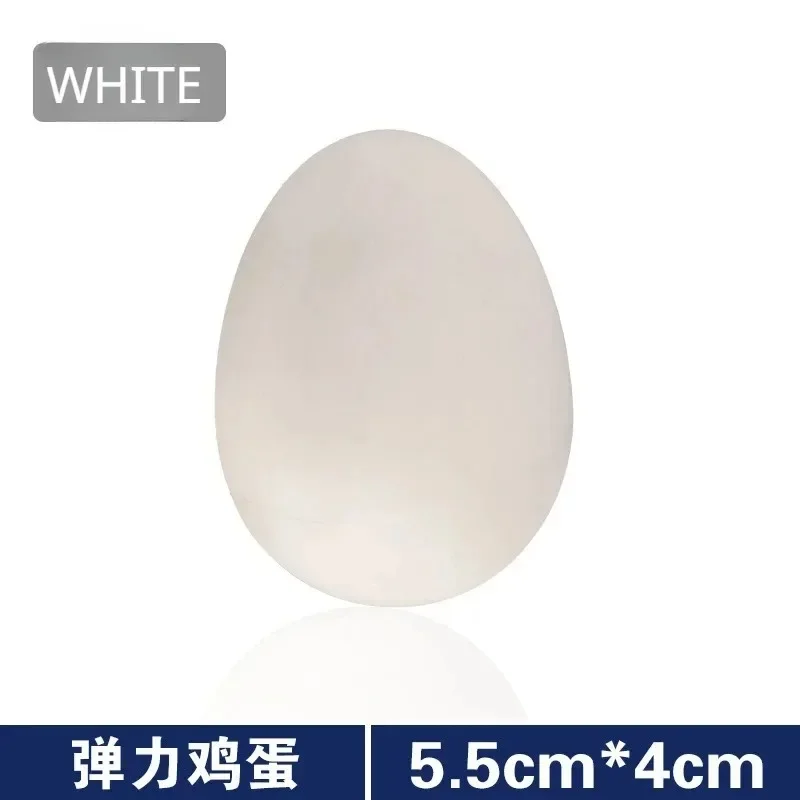 1Pcs Realistic Fake Rubber Bouncy Egg Model, Novelty Bouncing Egg, Simulation Farm Hen Nesting Hatching Egg Ornament
