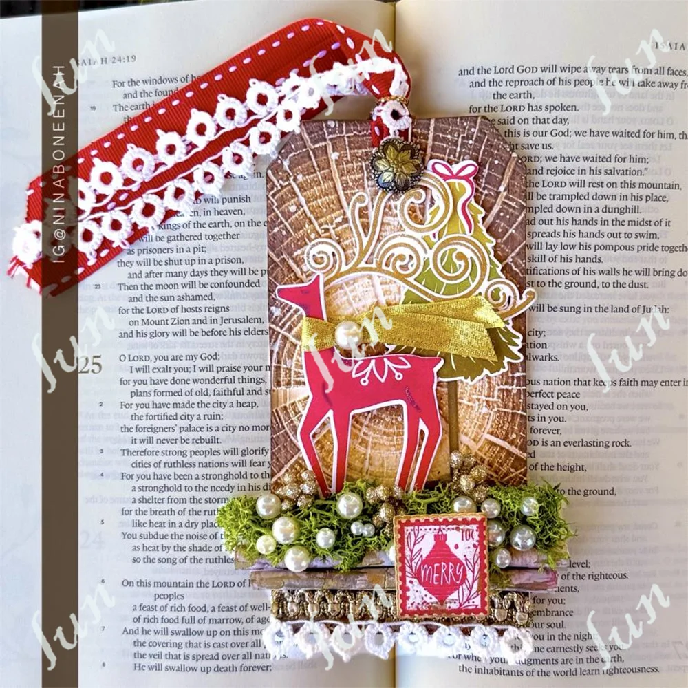 Październikowy zestaw mini znaczków Świąteczne błogosławieństwa Przezroczyste stemple i wykrojniki Gorące płytki foliowe Rzemiosło Scrapbooking Szablony