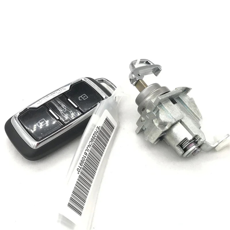 Left Front Door Lock Cylinder for Chery Jetour X70 Smart Card Remote Control Key Button Start  Door Lock Assy Car Accessories