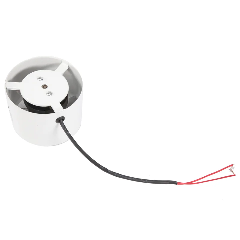 AA73 220V Inline Duct Fan Booster Exhaust Blower Air Cooling Vent White