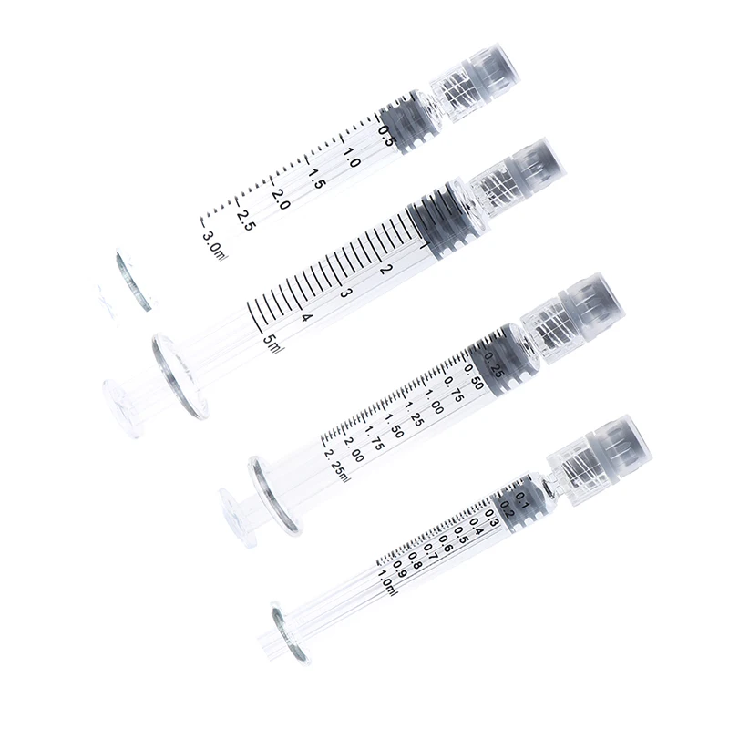 1 мл/2,5 мл/3,5 мл/5 мл дополнительная емкость, красивый стеклянный шприц, шприц с замком Люэра, предварительно заполненный шприц из боросиликатного стекла