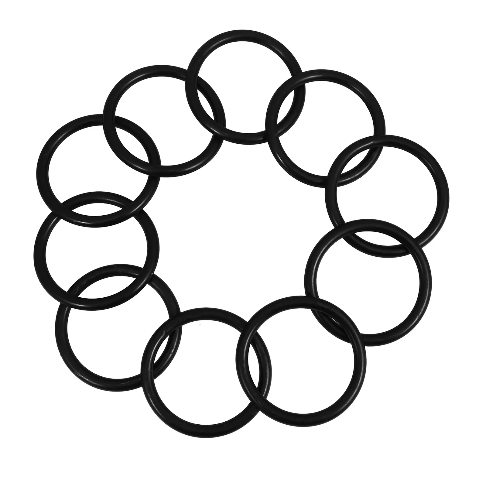 

10Pcs Rubber Ring for Singing Bowl Sound Bowl Gasket Vibration Absorbing Pad High Durability Sealing Solution for Music Therapy