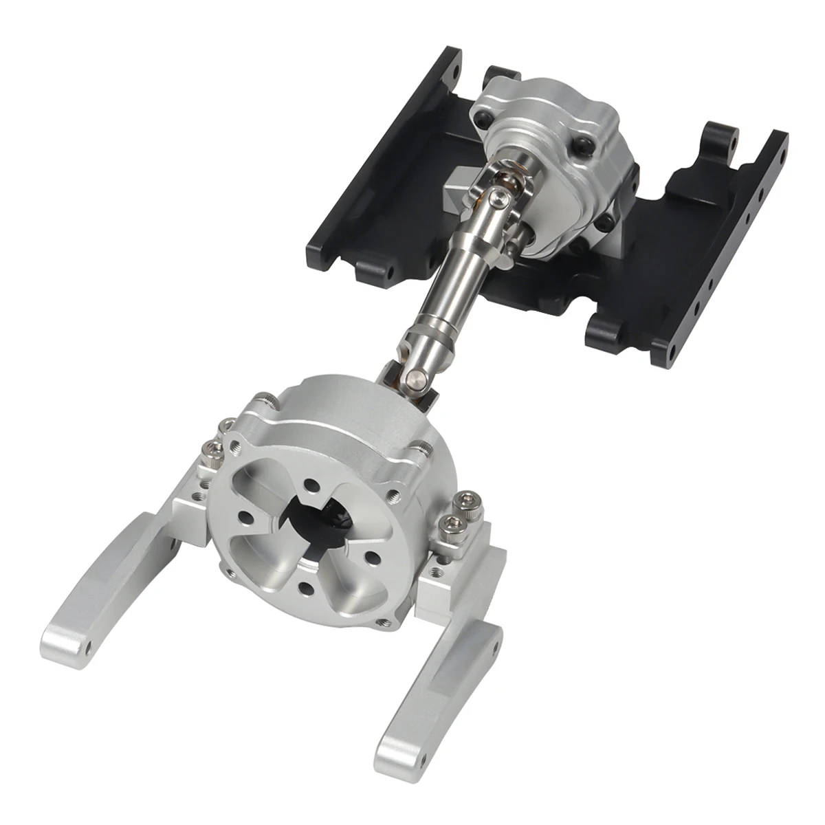 SCX10 II Trasmissione Planetaria con Pignone Caso di Trasferimento Piastra Paramotore Set per 1/10 RC Crawler Auto FAI DA TE 90046 90047 Aggiornamento del Telaio