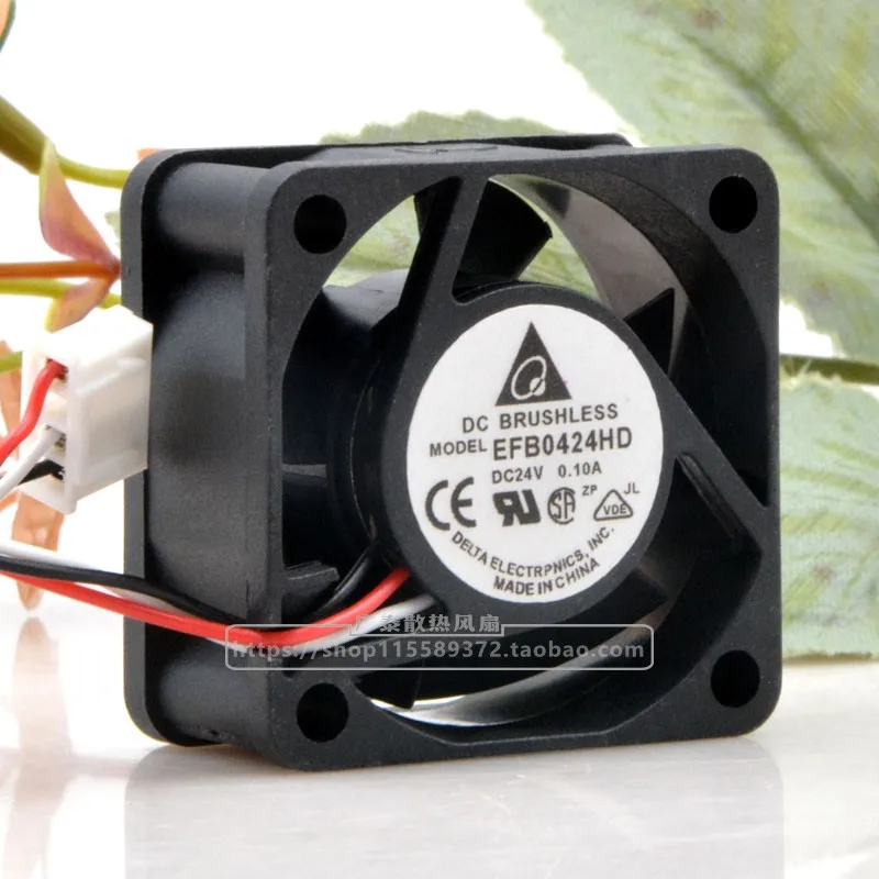 

НОВЫЙ ОРИГИНАЛЬНЫЙ EFB0424HD 24 В 0,10 А 4020 40x40x20 мм Радиатор охлаждающего вентилятора