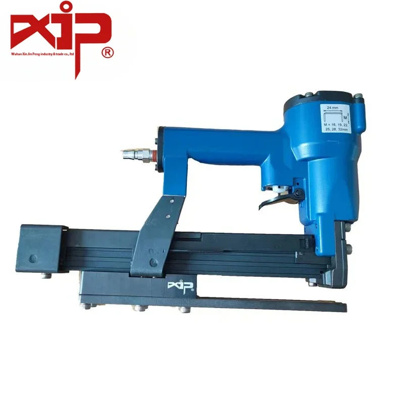 

2432 Pneumatic Carton Closing Stapler Clincher Stapler Machine Corrugated Carton Staple Gun for Closing Cartons Folding Boxes