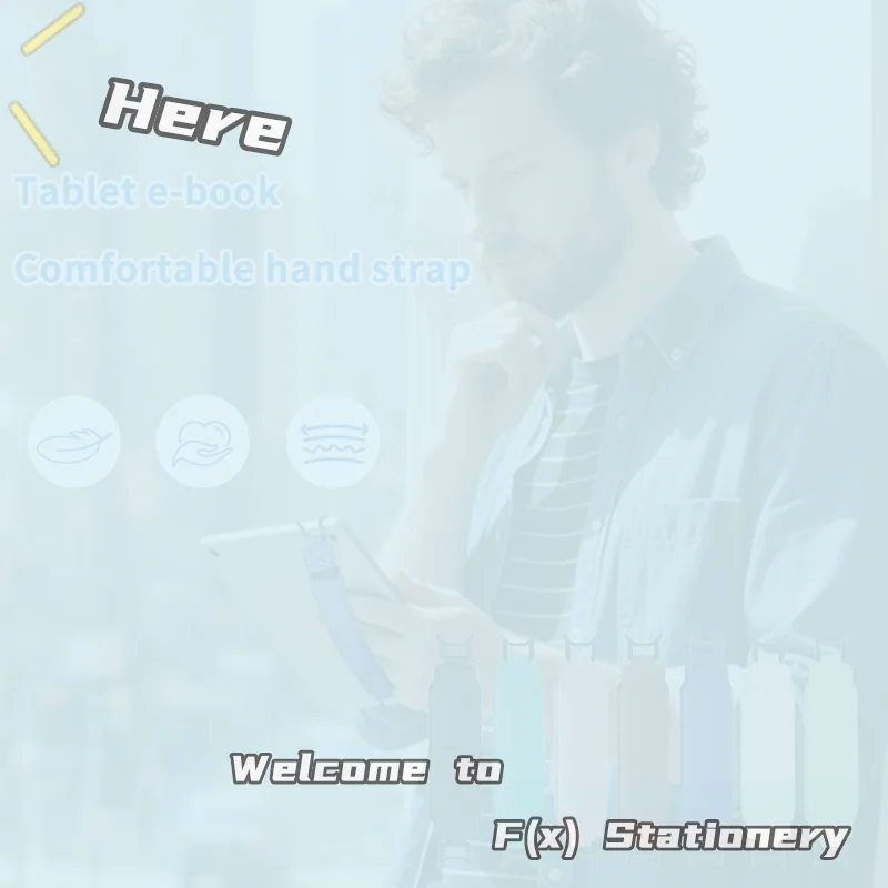 

Кожаный ремешок для планшета, подставка для планшета, 6-11 дюймов, ручка для Pad Xiaomi Kindle Kobo Voyage E-Readers - защитный держатель