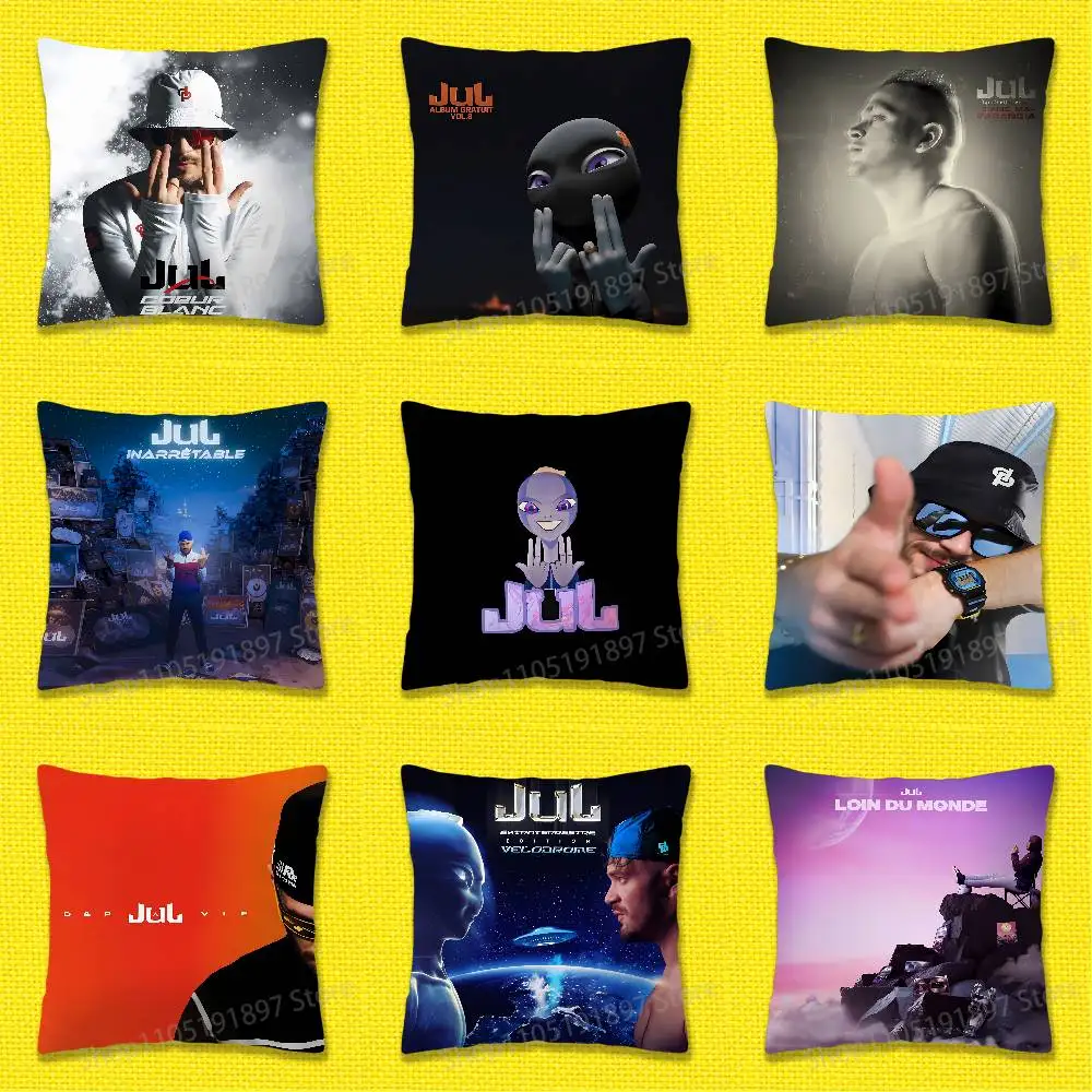 

J-Jul Album gratuit vol 8 Throw Pillow Case For 45x45cm 40x40cm 30x30cm 50x50cm 55x55cm Square Home Pillowcase Case