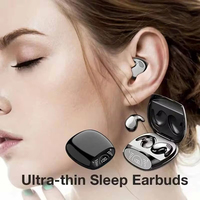 MD528 Sleep Invisible Earbuds Tiny Headphone Sport Stereo Bluetooth 5.3 Earphone Hidden Noise Cancelling Wireless Headset