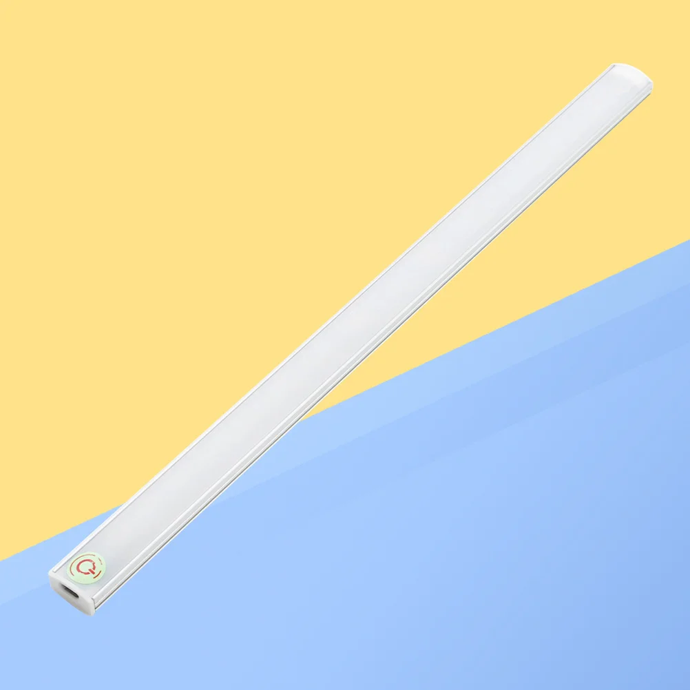 شريط إضاءة USB للتحكم باللمس، ضوء ليلي LED لغرفة النوم، خزانة المطبخ، مصباح مكتبي رفيع للغاية باللون الأبيض