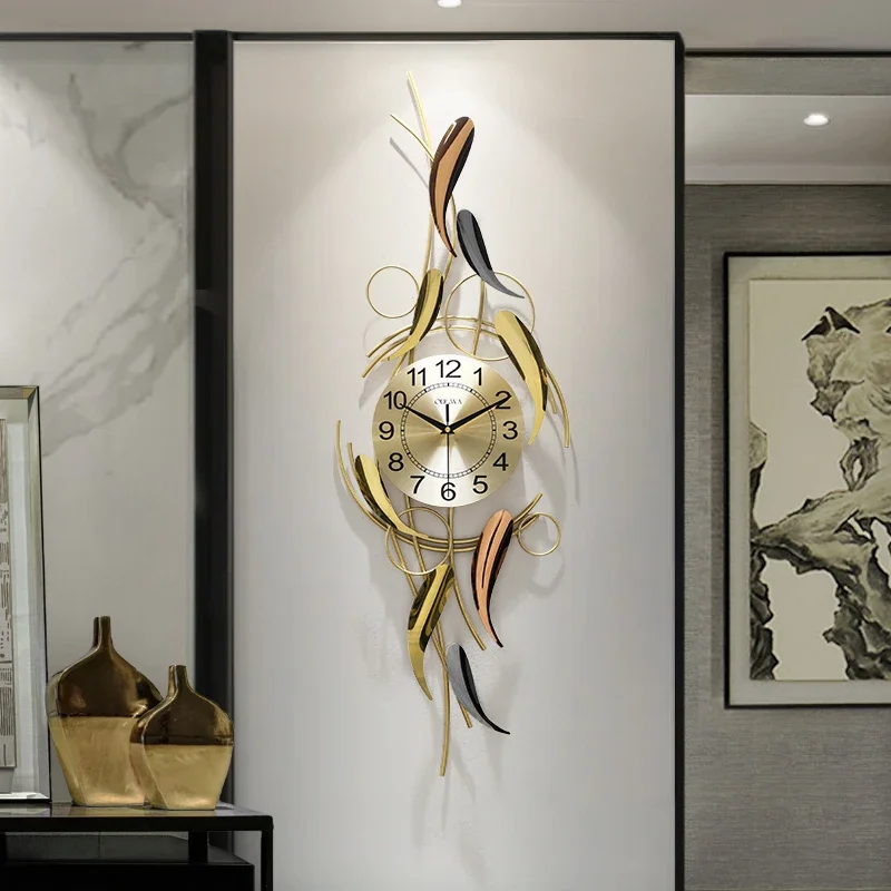 Vintage Battery Clock Wall Decor Digital Big Nordic Smart Wall Clock Modern Design Items Living Room Orologio Daparete Decor