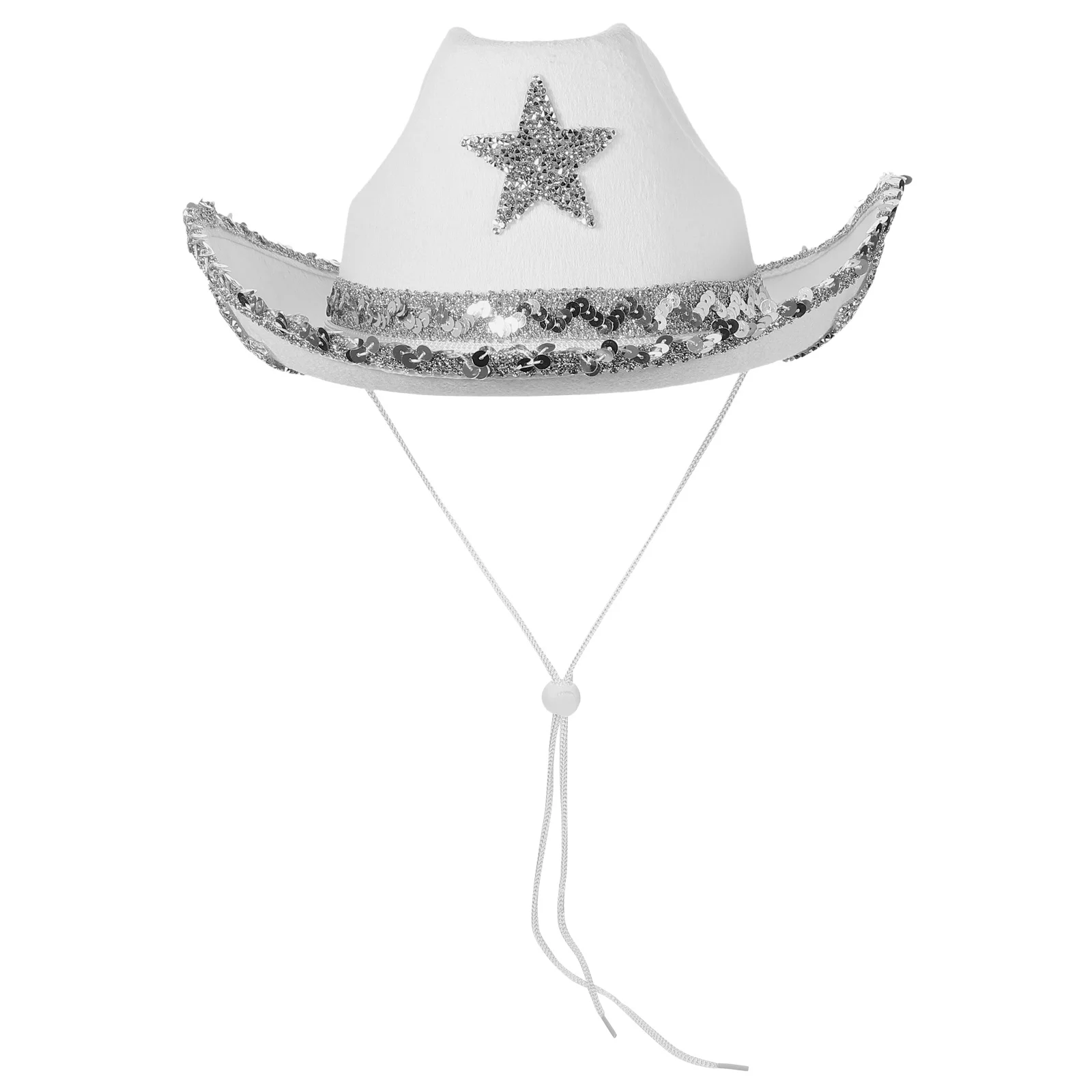

Cowgirl Hat Cowboy Party Hat Adjustable Western Style Women Men Fashion Accessory for Themed Events Decorative Outfit Accent