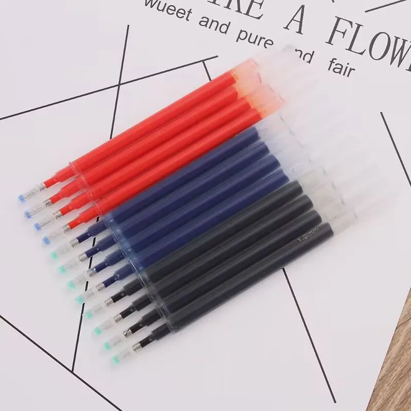 22pcs Large Capacity Bullet Gel Pen 1.0 0.7 0.5Mm Office Business Pen Frosted Shell Autograph Calligraphy School Stationery