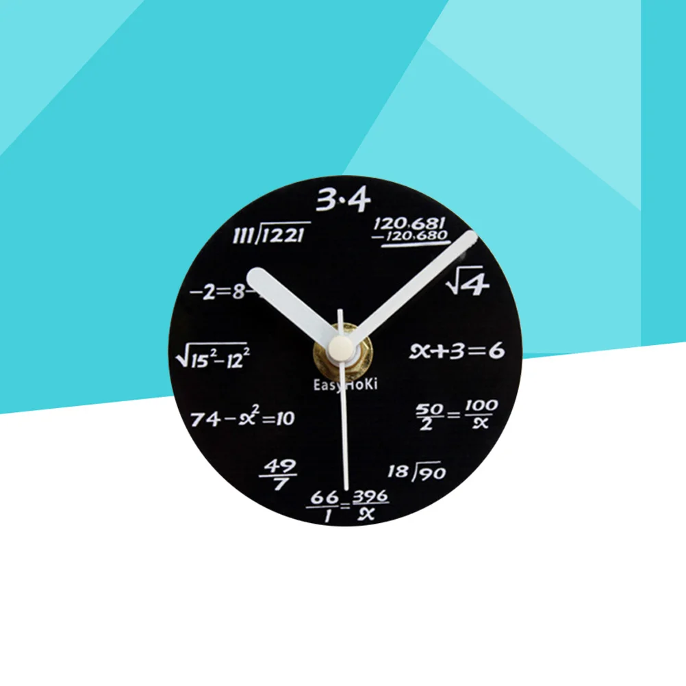 

Digital Fridge Modern Round Magnetic Wall Clock Math Equation Timepiece For Home Kitchen Office Mathematical Clock Magnet