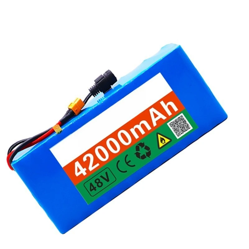 لبطارية الدراجة الكهربائية 48 فولت 42 أمبير 18650 بطارية ليثيوم أيون 13S3P + شاحن #4