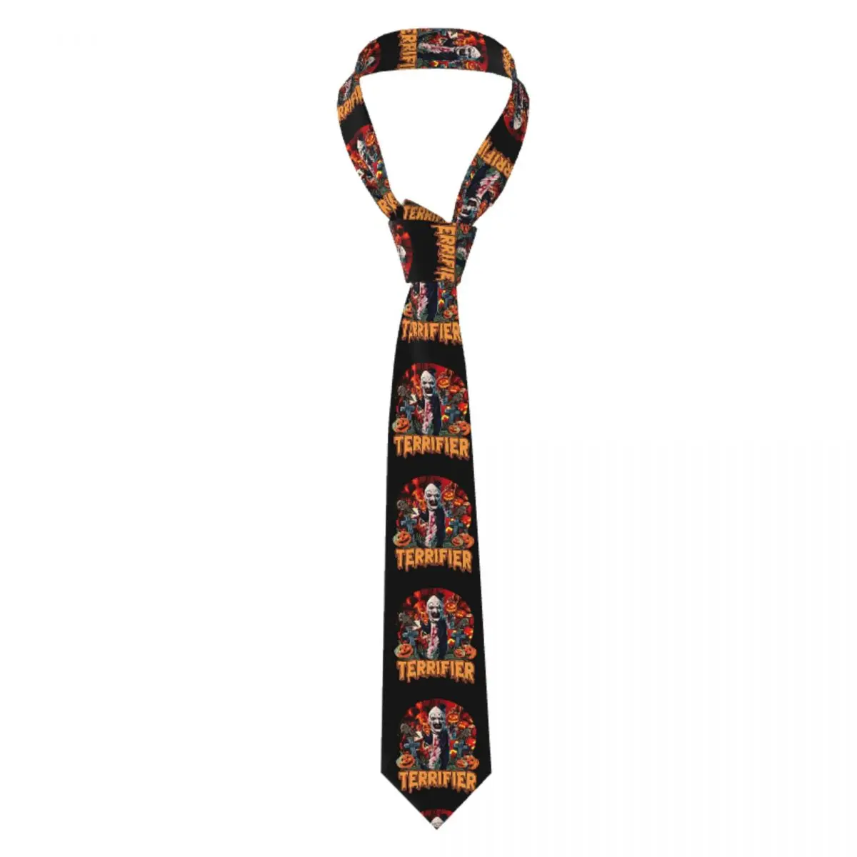 

Модные мужские шелковые галстуки из фильма ужасов на Хэллоуин Teridikors Neck Tie для вечеринки Gravatas