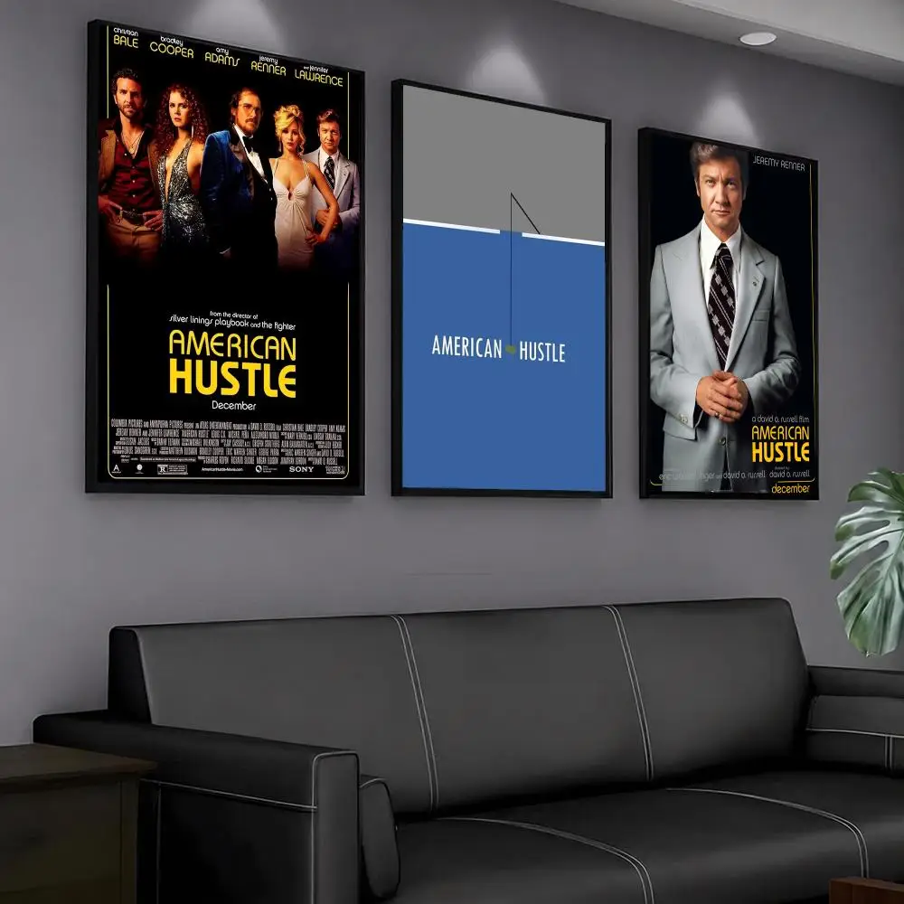 classic movie A-American Hustle 2013-E Painting Calligraphy Artwork for Home Bedroom Office Wall Decoration Gift