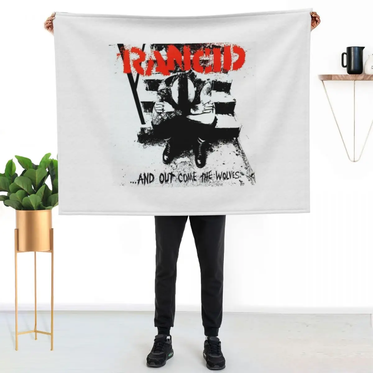 Rancid Throw Blanket Picnic Shaggy Thin Single Nap Hairys Blankets