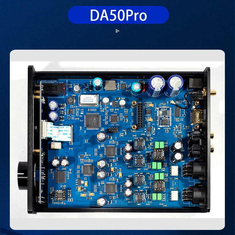 AK4499EX dekoder dźwięku DAC QCC5171 Bluetooth 5.3 DSD512 efekt światło RGB FPGA bezstratny dekoder AS318B femtosekundowy kryształ — zdjęcie 4