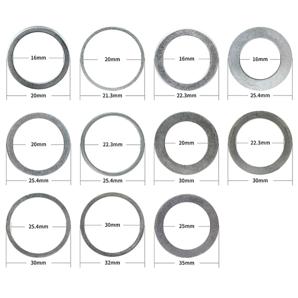 Circular Saw Blade Reducting Rings Conversion Ring Adapter Washer Cutting Disc Inner Hole Adapter Rings Cutting Washer 20mm-50mm